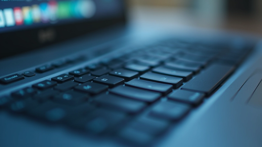 Clavier d'ordinateur avec touches de navigation visibles, focus sur Tab et les touches de direction